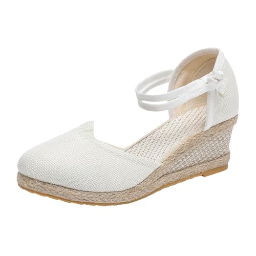 ReSin90s Sandalen Damen Sommer Elegant Weite H Sandaletten Keilabsatz Wedges Sommer Frauen Peeptoes Absatz Pantoletten Weiche Fußbett Pool Meer Strand Outdoor Sommerschuhe ReSin90s Sandalen Damen Sommer Elegant Weite H Sandaletten Keilabsatz Wedges Sommer Frauen Peeptoes Absatz Pantoletten Weiche Fußbett Pool Meer Strand Outdoor Sommerschuhe von ReSin90s