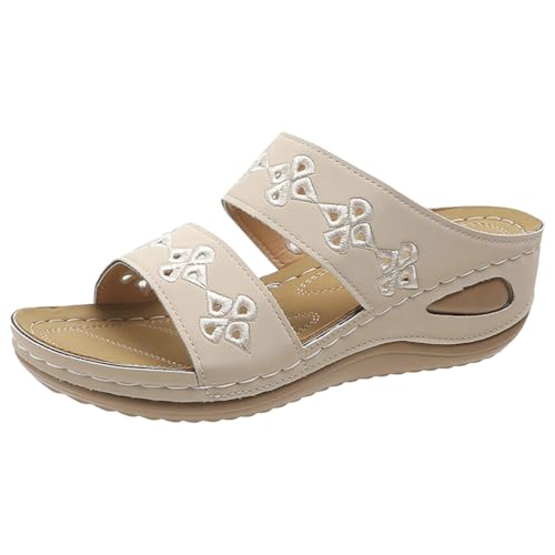 ReSin90s Sandalen Damen Sommer Mit Strass Perlen Bohemia Strand Schuhe Sommerschuhe Leichte Orthopedische Sandals Schuhe Sommerschuhe Casual Mode Strick Sandale Plateau Strandsandaletten ReSin90s Sandalen Damen Sommer Mit Strass Perlen Bohemia Strand Schuhe Sommerschuhe Leichte Orthopedische Sandals Schuhe Sommerschuhe Casual Mode Strick Sandale Plateau Strandsandaletten von ReSin90s