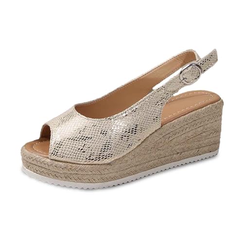 ReSin90s Sandalen Damen Sommer Orthopädische Sandaletten Atmungsaktive Sandale Leicht Und Weich Badeschuhe Sommerschuhe Hausschuhe Slide Plateausandale Schlappen Für Wandern Meer Strand Pool von ReSin90s