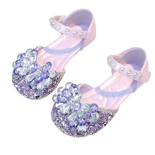 ReSin90s Sandalen Mädchen Kinder Offene Spitze Knöchelriemen Kleid Schuhe Hochzeit Für Kleinkind Bowknot Prinzessin Schuhe Bequemes Hausschuhe Barfußschuhe Freizeitschuhe Strandsandale Outdoor von ReSin90s