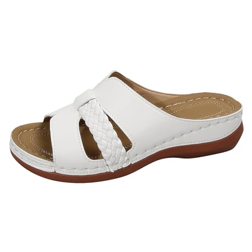 ReSin90s Sandaletten Damen Bequem Leicht Sandaletten Elegant Mode Trekkingsandalen Mit Arch Support Komfortable Schaumstoff Rutschen Freizeit Low Wedge Sandalette Strandsandaletten ReSin90s Sandaletten Damen Bequem Leicht Sandaletten Elegant Mode Trekkingsandalen Mit Arch Support Komfortable Schaumstoff Rutschen Freizeit Low Wedge Sandalette Strandsandaletten von ReSin90s