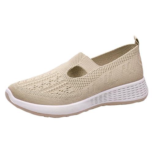ReSin90s Sneaker Damen Laufschuhe Ballerinas Loafers Elegant Lässige Flache Schuhe Bequeme Mit Keilabsatz Wanderschuhe Halbschuhe Outdoor Sommerschuhe Sportsschuhe von ReSin90s