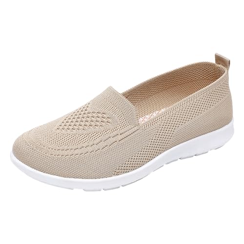 ReSin90s Sneaker Damen Laufschuhe Bequem Sneaker Atmungsaktives Vermascht Memory Schaum Mit Keilabsatz Wanderschuhe Halbschuhe Turnschuhe Breite Fuß Bequeme Outdoor Sportschuhe von ReSin90s