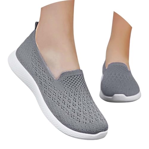 ReSin90s Sneaker Damen Loafer Slipper Sommer Atmungsaktiv Memory Schaum Krankenschwester Loafers Bequeme Mit Keilabsatz Wanderschuhe Halbschuhe Gesundheitsschuh Mesh Trainer Minimalistische von ReSin90s