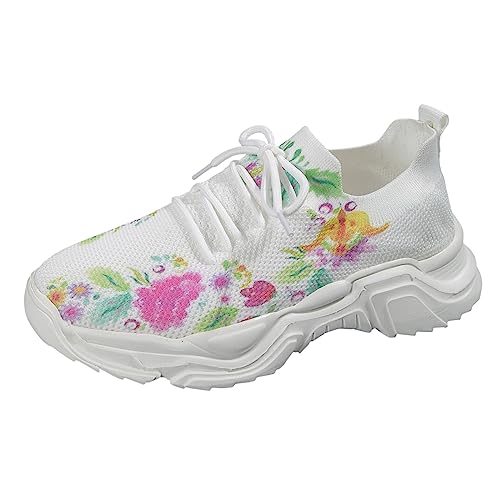 ReSin90s Sneakers Damen Laufschuhe Turnschuhe Komfortabel Leicht Straßenlaufschuhe rutschfest Freizeitschuhe Atmungsaktive rutschfeste Tennisschuhe ReSin90s Sneakers Damen Laufschuhe Turnschuhe Komfortabel Leicht Straßenlaufschuhe rutschfest Freizeitschuhe Atmungsaktive rutschfeste Tennisschuhe von ReSin90s