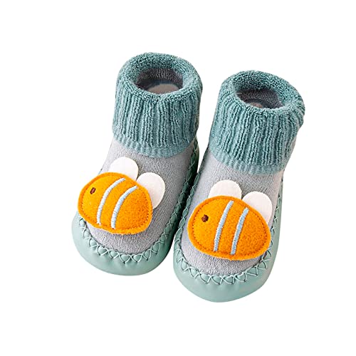ReSin90s Sockenschuhe Baby Krabbelschuhe Baby, Hausschuhe Kinder Turnschläppchen Stricken Lauflernschuhe Socken Schuhe Sockenschuhe Mädchen Indoor Outdoor Schuhe von ReSin90s