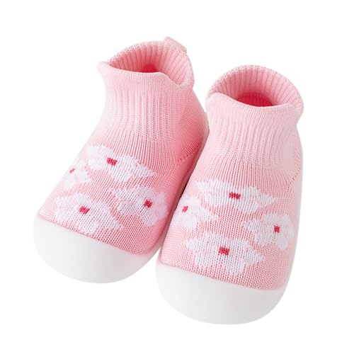 ReSin90s Sockenschuhe Baby Krabbelschuhe Baby, Kleinkind Schuhe Komfortabel Hallenschuhe Socken Schuhe Slippers Babybodenschuhe Für Mädchen Junge von ReSin90s