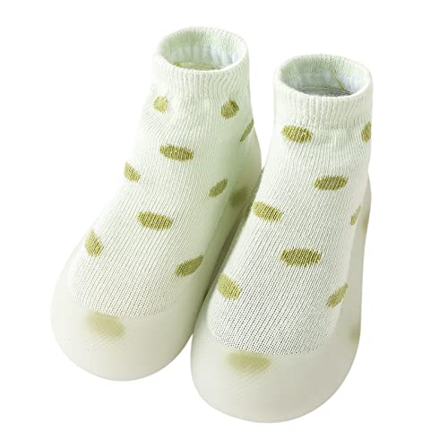 ReSin90s Sockenschuhe Baby Krabbelschuhe Baby, Lauflernschuhe Kinder Socke Mit Gummisohle rutschfeste Hüttenschuhe Kinderschuhe Babybodenschuhe Für Mädchen Jungen von ReSin90s