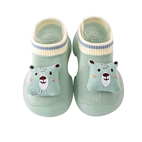 ReSin90s Sockenschuhe Baby Krabbelschuhe Baby, rutschfest Pantoffeln Atmungsaktive Weich Lauflernschuhe Kleinkinder Schuhe Kinderschuhe Unisex Babybodenschuhe Hausschuhe Für Mädchen Junge von ReSin90s