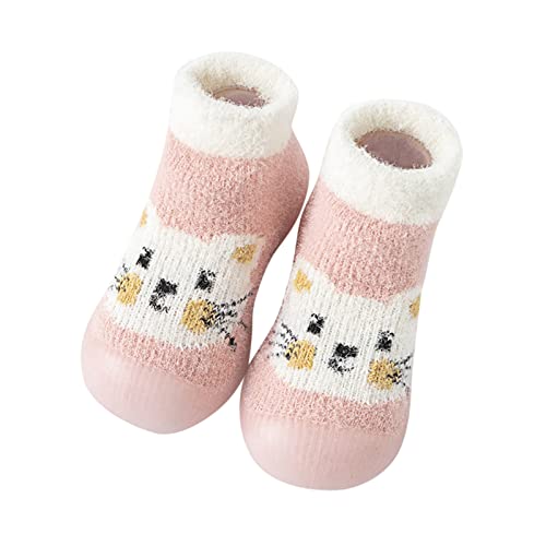 ReSin90s Sockenschuhe Baby Krabbelschuhe Baby, rutschfest Pantoffeln Atmungsaktive Weich Lauflernschuhe Kleinkinder Schuhe Sockenschuhe Mädchen Indoor Outdoor Schuhe von ReSin90s