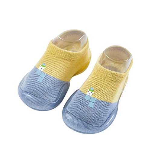 ReSin90s Sockenschuhe Baby Krabbelschuhe Baby, rutschfeste Niedlicher Cartoon Weicher Stricken Sneaker Tiermotive Baumwolle Babybodenschuhe Kleinkind Schuhe von ReSin90s