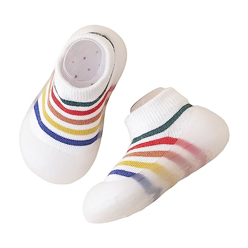 ReSin90s Sockenschuhe Baby Krabbelschuhe Baby, Socken Schuhe rutschfeste Weiche Sohle Schuhe Hüttenschuhe Jungen & Mädchen Kinderhausschuhe Sockenschuhe von ReSin90s