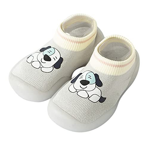 ReSin90s Sockenschuhe Baby Krabbelschuhe Baby, Weich Flach Gummisohle Anti-Rutsch Lauflernschuhe Babyschuhe Kinderschuhe Babybodenschuhe Für Mädchen Jungen von ReSin90s