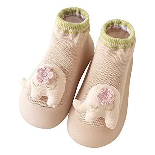 ReSin90s Sockenschuhe Baby Krabbelschuhe Lauflernschuhe Baumwollschuhe Gestrickte Kinderschuhe Krabbelschuhe Kinderschuhe Babybodenschuhe Für Mädchen Jungen von ReSin90s