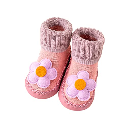 ReSin90s Sockenschuhe Baby Krabbelschuhe Lauflernschuhe Chaussons Chaussettes Semelle Souple Antidérapants Socken Schuhe Baby Barfußschuhe Kinderschuhe Für Baby Mädchen Junge von ReSin90s