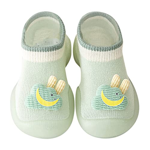 ReSin90s Sockenschuhe Baby Krabbelschuhe Lauflernschuhe Kleinkind Schuhe Komfortabel Hallenschuhe Socken Schuhe Babybodenschuhe,Krabbelsocken Sockenschuhe Für Mädchen Junge von ReSin90s