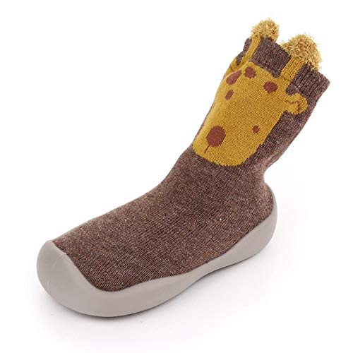 ReSin90s Sockenschuhe Baby Krabbelschuhe Lauflernschuhe Kleinkind Schuhe Komfortabel Hallenschuhe Socken Schuhe Tiermotive Für Baby Mädchen Jungen Kinder von ReSin90s