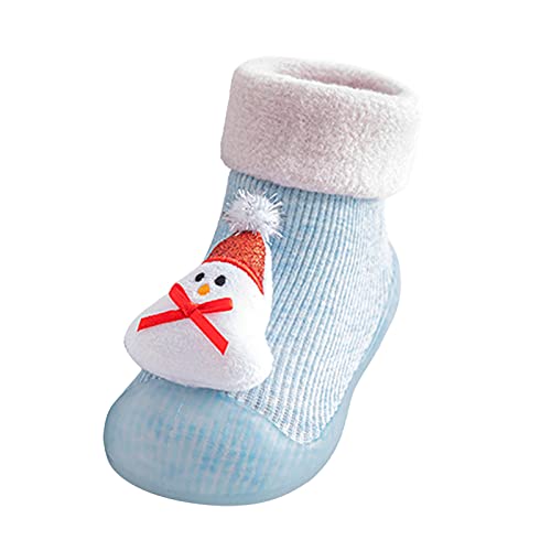 ReSin90s Sockenschuhe Baby Krabbelschuhe Lauflernschuhe rutschfeste Socken Schuhe Hausschuhe Mit Anti-Rutsch Weiche Sohle Socken Kinderschuhe Unisex Babybodenschuhe Hausschuhe Für Mädchen Junge von ReSin90s