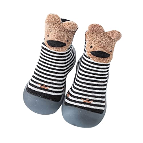 ReSin90s Sockenschuhe Baby Krabbelschuhe Lauflernschuhe rutschfest Pantoffeln Atmungsaktive Weich Lauflernschuhe Kleinkinder Schuhe Tiermotive Für Baby Mädchen Jungen Kinder von ReSin90s