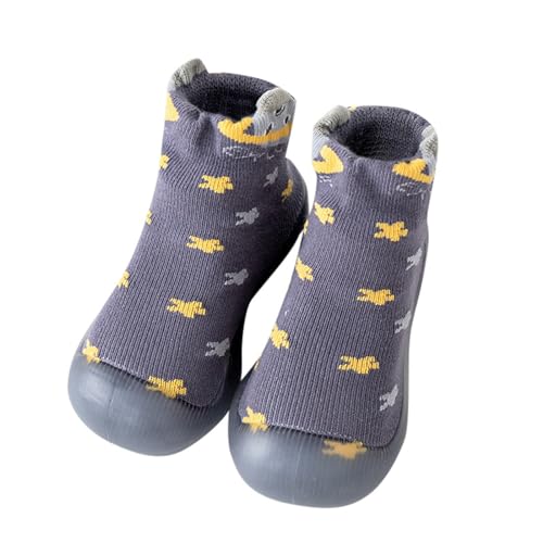 ReSin90s Sockenschuhe Baby Krabbelschuhe Lauflernschuhe rutschfeste Lauflerner Schuhe Kleinkind Weicher Stricken Baby Barfußschuhe Kinderschuhe Für Baby Mädchen Junge von ReSin90s
