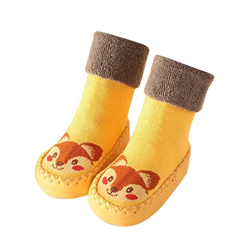 ReSin90s Sockenschuhe Baby Schuhe rutschfeste Socken Schuhe Hausschuhe Mit Anti-Rutsch Weiche Sohle Socken Kinderschuhe Unisex Babybodenschuhe Hausschuhe Für Mädchen Junge von ReSin90s