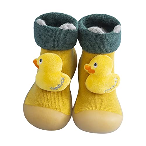 ReSin90s Sockenschuhe Baby Schuhe rutschfeste Socken Schuhe Hausschuhe Mit Anti-Rutsch Weiche Sohle Socken Tiermotive Für Baby Mädchen Jungen Kinder von ReSin90s