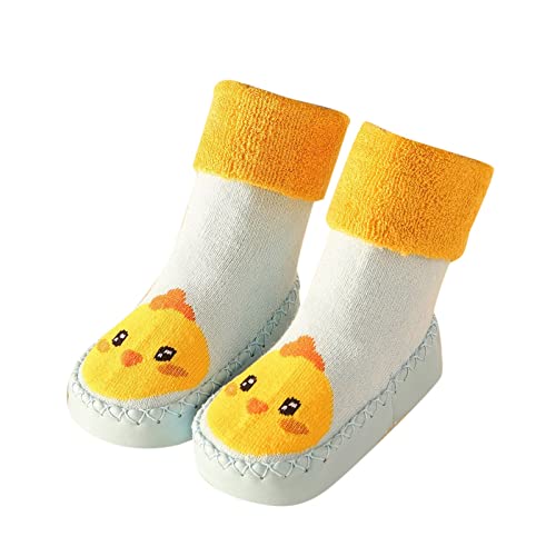 ReSin90s Sockenschuhe Kinder Krabbelschuhe Baumwollschuhe Gestrickte Kinderschuhe Krabbelschuhe Kinderschuhe Babybodenschuhe Für Mädchen Jungen von ReSin90s