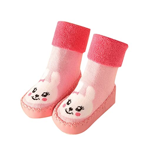 ReSin90s Sockenschuhe Kinder Krabbelschuhe Hausschuhe Kinder Turnschläppchen Stricken Lauflernschuhe Socken Schuhe Slippers Babybodenschuhe Für Mädchen Junge von ReSin90s