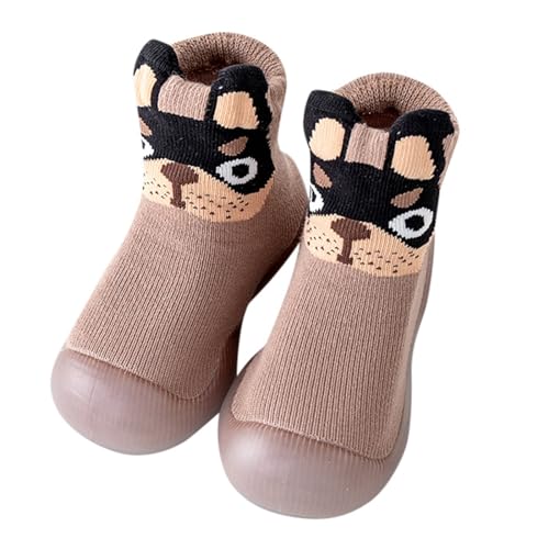 ReSin90s Sockenschuhe Kinder Krabbelschuhe rutschfest Pantoffeln Atmungsaktive Weich Lauflernschuhe Kleinkinder Schuhe Baby Barfußschuhe Kinderschuhe Für Baby Mädchen Junge von ReSin90s