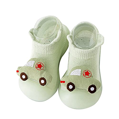 ReSin90s Sockenschuhe Kinder Krabbelschuhe rutschfeste Niedlicher Cartoon Weicher Stricken Sneaker Herbst Winter Warme Sockenschuhe Junge Bodensocken von ReSin90s