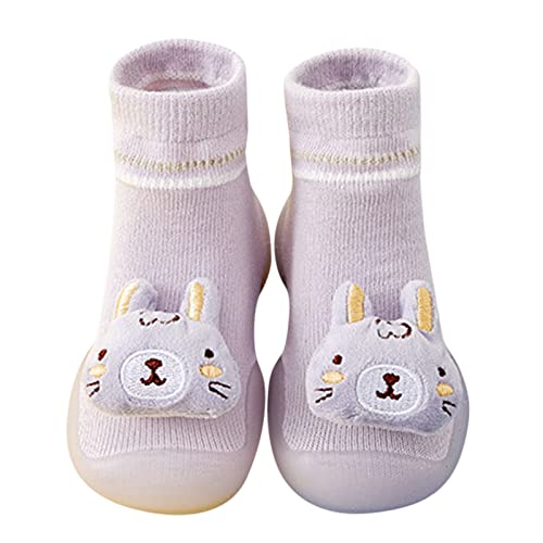 Sockenschuhe Kinder Krabbelschuhe Unisex Krabbelschuhe Barfußschuhe Lauflernschuhe Kleinkind Niedliche Cartoon Weiche Stricken Barfussschuhe Baby Shoes Krabbelsocken von ReSin90s