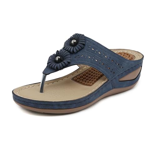 ReSin90s Sommer Sandalen Damen Flip Flops Sommer Pantoletten Plateau Pantoffeln Sommerschuhe Orthopädische Sandale & Slides Festliche Offene Schuhe Für Komfort Und Rutschfestes ReSin90s Sommer Sandalen Damen Flip Flops Sommer Pantoletten Plateau Pantoffeln Sommerschuhe Orthopädische Sandale & Slides Festliche Offene Schuhe Für Komfort Und Rutschfestes von ReSin90s