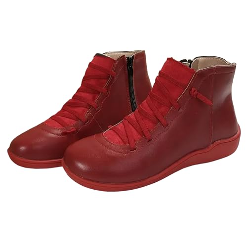 ReSin90s Stiefel Damen Worker Boots Chunkyrayan Stylisch Stiefeletten mit Rutschfest Sohle Übergangsstiefel Frühling Kunstleder Booties ReSin90s Stiefel Damen Worker Boots Chunkyrayan Stylisch Stiefeletten mit Rutschfest Sohle Übergangsstiefel Frühling Kunstleder Booties von ReSin90s