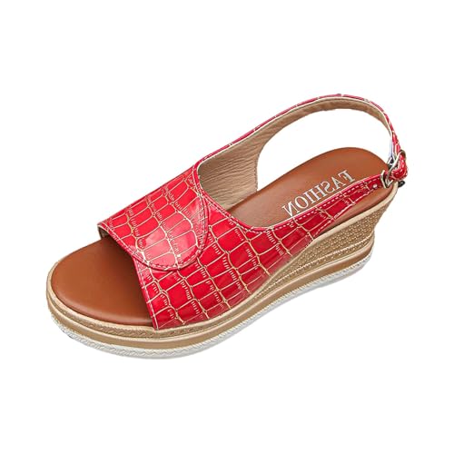 ReSin90s Zehentrenner Sandalen Damen Strand Bequem Slingback Kleid Schuhe Anti-Rutsch Sommerschuhe Mit Arch Support Komfortable Schaumstoff Rutschen Pantoletten Hausschuhe Mit Verstellbaren Riemen von ReSin90s