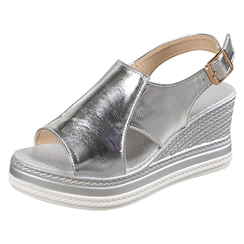 Sandalette Damen Casual Damen Wedge Peep Toe High Heel Plattform Pantoletten Sommerschuhe Damenschuhe Sandalen Abendschuhe Sandalette Damen Casual Damen Wedge Peep Toe High Heel Plattform Pantoletten Sommerschuhe Damenschuhe Sandalen Abendschuhe von ReSin90s