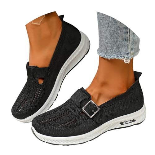 Sneakers Damen Laufschuhe Turnschuhe Straßenlaufschuhe rutschfest Leichtgewichts Atmungsaktiv Weiche Schuhe Fußballschuhe Casual Größe Für Trekking Workout Running von ReSin90s