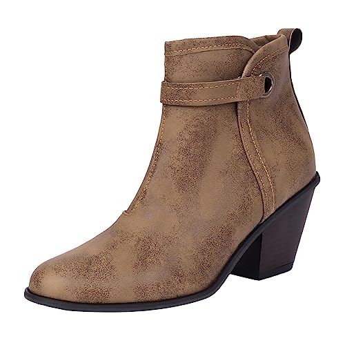 Stiefel Damen Kurzstiefel Cowboystiefel Orthopädische Boots Frauen Ankle Wellies Regenstiefel Sommerstiefel Slip On Schuhe, Leichtgewicht Stiefel Damen Kurzstiefel Cowboystiefel Orthopädische Boots Frauen Ankle Wellies Regenstiefel Sommerstiefel Slip On Schuhe, Leichtgewicht von ReSin90s