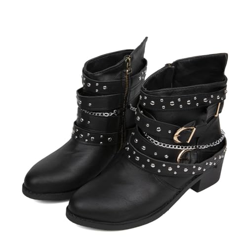 Stiefeletten Damen Wasserdicht Stiefel Damen Halbhoch Ankle Boots Frauen Ankle Wellies Regenstiefel Sommerstiefel Arbeitsschuhe Stiefel Kampfstiefel von ReSin90s