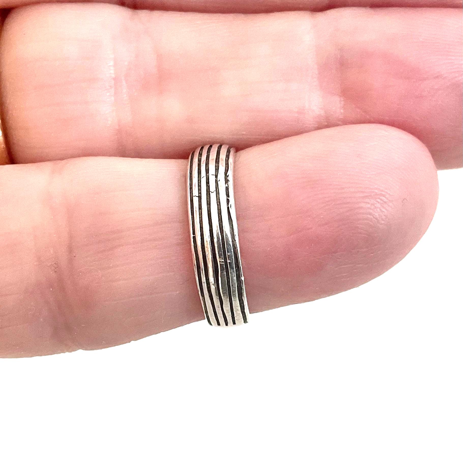 Vintage Sterling Silber Verstellbarer Offener Ring Für Toe Oder Midi von ReTainReUse