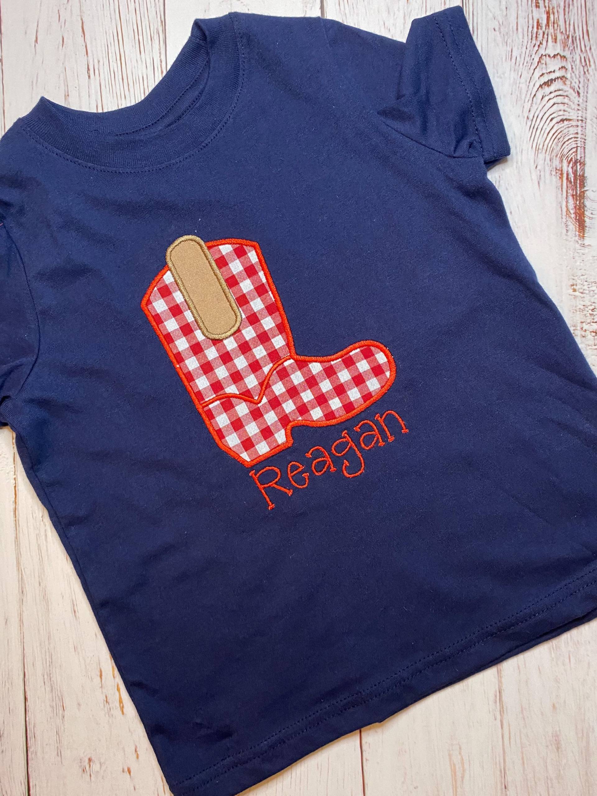 Cowboy Boot Tshirt, Go Texan Day Tshirt Für Baby Oder Kleinkind, Western Theme Shirt von ReaReaJs