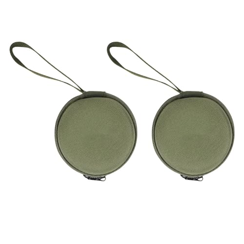 EVA-Mini-Münzgeldbörse mit Schlüsselanhänger zum Organisieren kleiner Gegenstände, ideal für Freizeit und Reisen (Armeegrün) von ReachMall