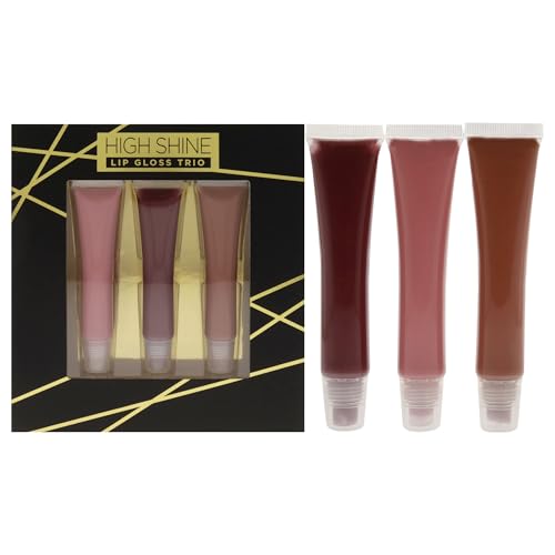 Reaction Retail High Shine Lip Gloss Trio Lipgloss, 3 Stück Reaction Retail High Shine Lip Gloss Trio Lipgloss, 3 Stück von Reaction Retail
