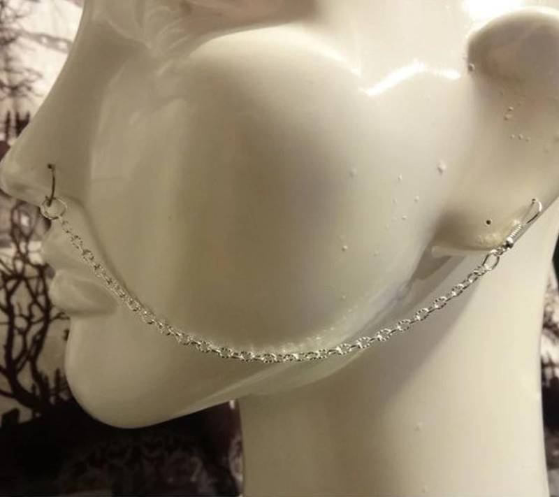 Nicht Durchbohrte Illusion Nase Hoop Einzel Kette - Standard Nicht Durchbohrte Illusion Nase Hoop Einzel Kette - Standard von ReactionBodyChains