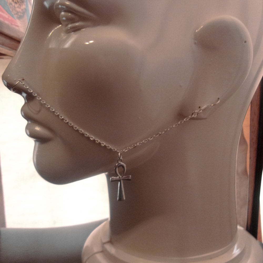 Silber, Gold Oder Bronze Anch Ohrkette Silber, Gold Oder Bronze Anch Ohrkette von ReactionBodyChains