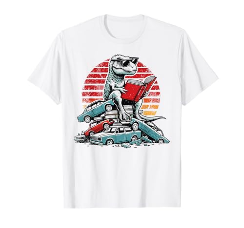 Dino Lesen Lesen Bibliothekar Buch Männer Jungen Kinder T-Shirt Dino Lesen Lesen Bibliothekar Buch Männer Jungen Kinder T-Shirt von Reading Book Lover Bookworm Librarian