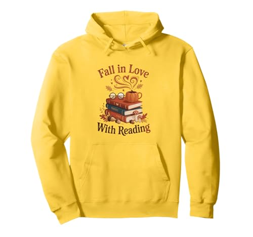 Verlieben Sie Sich in das Lesen von Kürbis Herbstlaub Frauen Mädchen Pullover Hoodie Verlieben Sie Sich in das Lesen von Kürbis Herbstlaub Frauen Mädchen Pullover Hoodie von Reading Fall Back to School Teacher Outfit