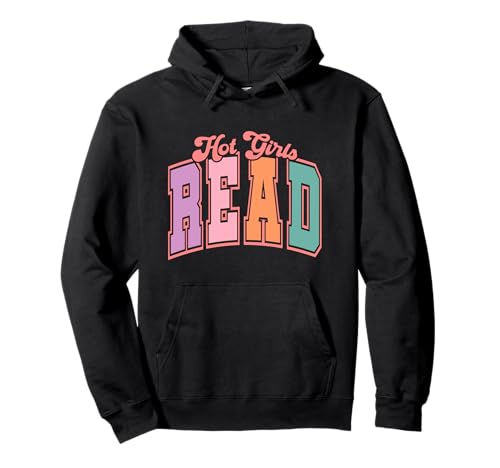 Leselehrer Bookworm Bookish Booktrovert Hot Girls Pullover Hoodie von Reading T-Shirt Co.