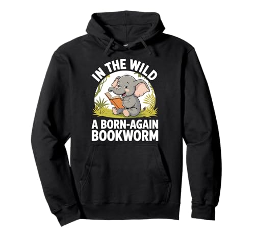 Reading Elephant Bookworm Book Reader Kids Pullover Hoodie Reading Elephant Bookworm Book Reader Kids Pullover Hoodie von Reading Zoo Animals Book Lover Apparel