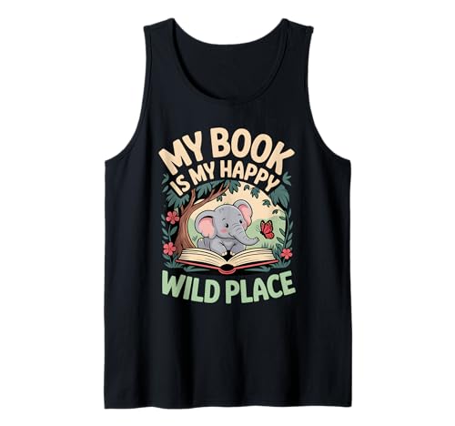 Reading Reading lover Book Reader Kids Tank Top von Reading Zoo Animals Book Lover Apparel