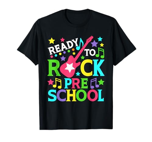 Ready to Rock Vorschulshirt Back to School Teacher Kids T-Shirt von Ready To Rock Preschool Shirt